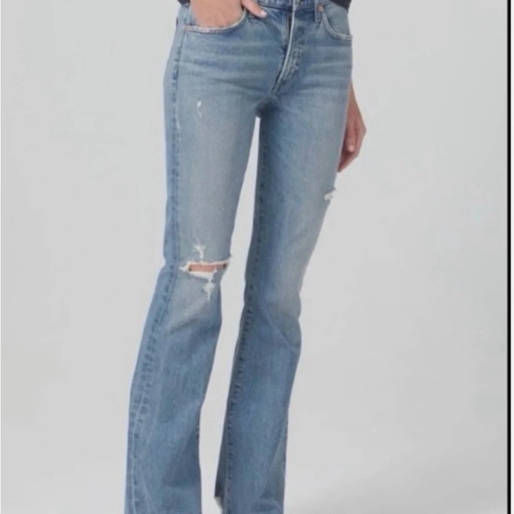 Citizens Of Humanity Blue Boot Cut Jeans - Picture 2 of 16